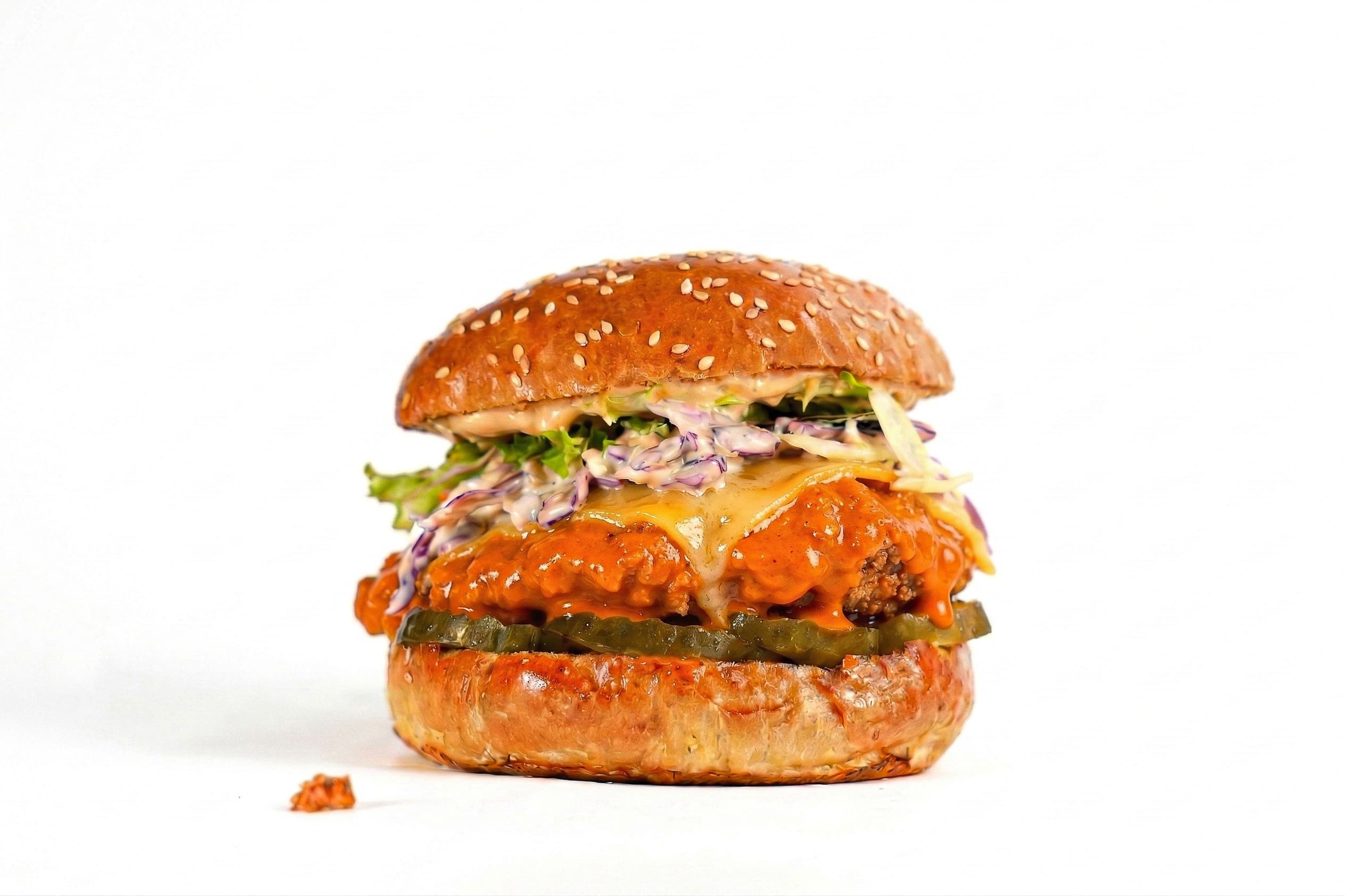 Wingers chicken burger